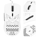 Miniatyrbilde 8 av 8: HXSJ J900 Kablet Gaming Mus 6 Knapper 6400DPI RGB Programmerbar Hullet Skall Ergonomisk Mus for Gamer Kontorarbeid