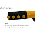 Miniatyrbillede 5 af 5: 360 graders automatisk roterende havesprinkler, sprinklere til græsplæne, have, oscillerende vand til græsplæner, stort gårdområde, slange, roterende vanding af græs R