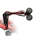 Pikkukuva 4 / 8: Ajovalot LED-valon osien lisävaruste sopii Wrangler 313 SCX10 90046 1/10 RC Car Vihreä Keltainen