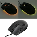 Miniatyrbilde 8 av 8: Kablet programmerbar spillmus med 13 RGB-baklys, 7200 DPI, 6 justerbare nivåer, 8D RGB-spillmus, Plug and Play-kontormus