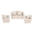 Miniatyrbillede 4 af 8: 1:12 skala dukkehus sofa håndlavet høj simulation miniature sofa til dukkehus tilbehør