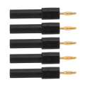 Pikkukuva 7 / 8: 5 kpl Convert Banana Plug Vahva liitettävyys Hyvä johtavuus 2mm - 4mm Conversion Banana PlugBlack