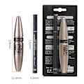 Pikkukuva 7 / 8: Ripsiväri ja Eyeliner Set Hienkestävä Pitkäkestoinen Vedenpitävä 10 ml Ripsiväri ja Eyeliner Pen silmämeikkiä varten