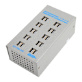 Miniatyrbillede 3 af 8: USB-opladningsstation 75W 20 porte USB-oplader kredsløbsbeskyttelse USB-opladningshub 100‑240V til telefontablet-hovedtelefoner EU-stik