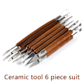 Miniatyrbild 3 av 6: Polymer Clay Modeling Tool Set - 6st