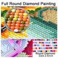 Miniatyrbilde 4 av 4: 5D Harley Quinn Diamond Painting Kit - runde rhinestones, harpiks, forhåndstrykt lerret - DIY korsstingskunst for stue og soverom dekorasjon