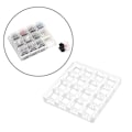 Miniatyrbild 3 av 5: Klar Switch Tester Bas Akrylplatta för Cherry M x Switch 4 x 4 kort