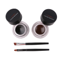 Miniatyrbillede 6 af 8: 2 stk./sæt Sort Brun Vandtæt Eyeliner Gel Langtidsholdbar Makeup Kosmetisk Gel Eyeliner Med Pensel