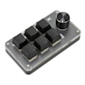 Pikkukuva 3 / 8: Mininäppäimistön nupin muotoilu Punainen kytkin Dual Mode Plug and Play Mekaaninen ohjelmoitava näppäimistö pelaamiseen Office Media 6 näppäintä ja 1 nuppi