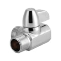 Miniatyrbilde 5 av 8: 3-veis messing krom omleder G1/2" T-form adapterventil for dusjarmmontert