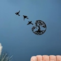 Miniatyrbild 4 av 5: Metall Väggkonst, Livets Träd Konst, Metall Träd Familjeskylt, Väggdekor, Heminredning