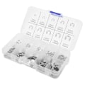 Miniatyrbilde 3 av 8: 120 stk E Clip Washer Kit Rustfritt stål Åpen låsering Ringakselring M1.5-M10