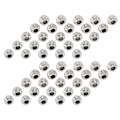 Miniatyrbillede 6 af 8: 50 stk. legering skægperler udsøgte hår rørperler til hår fletning armbånd halskæde smykker DIY