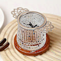 Miniatyrbillede 4 af 4: 1 stk., Te-si, Te-brygger, Te-infusionsenhed med mesh, Premium tefilter, 304 rustfrit stål te-si med mesh og blondekant, Kaffefilter, Te-filter med mesh,