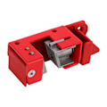 Miniatyrbillede 3 af 8: Circuit Breaker Lockout Rød Udseende Højstyrke Korrosionsbestandighed Aluminiumslegering Låseafbryder til industri