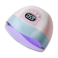Miniatyrbillede 2 af 8: 220W Nail Art Lampe Dobbelt Lyskilde Perle Digital Timing Manicure Quick Dry Polish Lim Light
