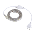 Miniatyrbild 1 av 8: Vattentät SMD 5050 LED-remsa 220V 60 lysdioder/m Flexibel bandrepbelysning 1 meter Vit
