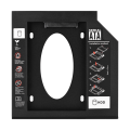 Miniatyrbillede 1 af 8: 2,5" SATA HDD SSD-kabinet Harddiskdrevbås Caddy Optisk DVD-adapter til bærbar 9,5 mm
