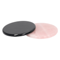 Miniatyrbilde 7 av 8: 2 stk skrapebrett naturlig stein rund design Gua Sha stein skrapebrett for ansiktsøye nakkehudpleie massasje