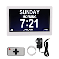 Miniatyrbild 1 av 8: Digital fotoram 10 tum 1024x600 LCD väckarklocka fjärrkontroll 100-240V för hem AU-kontakt