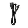 Miniatyrbillede 1 af 8: IEC320 C14 til C7 ledning han til hun strømadapter kabel til LCD-skærm Printer Digitalkamera 6,6 fod