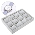 Pikkukuva 6 / 8: 12 ristikkoa watch säilytysrasia case organizer korujen esittelyastia ja tyyny