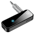 Miniatyrbillede 3 af 5: 2-pak Bluetooth-modtager, Bluetooth-biljackadapter, 5.0 Bluetooth-sender, bærbar trådløs 3,5 mm Aux Bluetooth-adapter