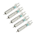 Miniatyrbilde 6 av 8: 5PCS LED-belyste piler i plastskall, enkel installasjon for 6,2 mm 0,24 tommers innerdiameter pil bueskyting med batteri blå
