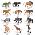 Miniatyrbillede 2 af 7: 12 stk. Dyrefigur Model Jungle Dyr Legetøj Sæt Kunstig Vild Dyr Læring Skov Dyr Legetøj Playset til Børn Børn