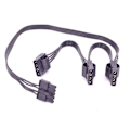 Miniatyrbillede 3 af 5: 5-pin 1 til 3 Perifer 4-pin Molex Ide 5p Psu Strømforsyningskabel egnet til V550 V650 V700 V750 V850 V1000-B8