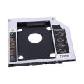 Miniatyrbillede 2 af 8: 9,5 mm aluminium SATA HDD SSD-kabinet harddiskdrev bay-caddy optisk DVD-adapter til bærbar computer