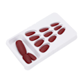 Miniatyrbillede 3 af 8: 24 STK falske fingernegle Lang tryk fuld dækning Fake Color Art Nails til DIY Nail Art SalonF129