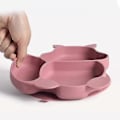 Pikkukuva 4 / 5: 4/6/8 kpl Pehmeät silikoniset imukuppikulho Lautaslaput Lusikka Haarukka Setit Liukumattomat astiat 's Zekai 8 kpl Y10