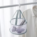 Miniatyrbilde 2 av 5: Sminkebørste Nettkurv Beauty Egg Makeup Svampverktøy Hengende Tørking Oppbevaringskurv Grønn 20cm