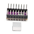 Miniatyrbillede 2 af 8: StepStick stepmotor dykkermodul 3D-printertilbehør med køleplade DRV8825 DC 8,2‑45 V