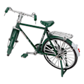 Pikkukuva 8 / 8: Vintage Bike Model High Simulation Pyörivä pyörä Hienot yksityiskohdat Minipyörämalli pöydän kirjahyllyn koristeluun