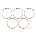 Miniatyrbilde 2 av 8: 5 stk runde karabinkroker i legering, bindesløyfe, DIY-spennetilbehør for løs spiralnotat, ytre diameter 40 mm, indre diameter 35 mm