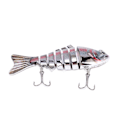 Miniatyrbilde 5 av 8: Flerleddet Swimbait Multi Section Fiskedrag med 2 kroker for Bass Ørret Ferskvann Saltvann1#
