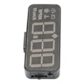 Miniatyrbild 8 av 8: Bil HUD-display OBD2-mätare Vindruta skärm projektor 3D reflektion Överhastighet Vattentemperatur Spänning Felalarm