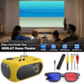 Miniatyrbilde 2 av 5: Hjemmekino M24 Mini Projektor EU Plugg