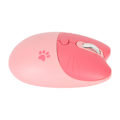 Miniatyrbilde 6 av 8: 2,4G Cat Wireless Mouse Mute USB-mottaker Søt bærbar 3 nivåer DPI-mus for M3 bærbar datamaskin Sakura Pink