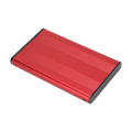 Miniatyrbilde 4 av 8: HDD-kabinett 2,5 tommer 2 TB kapasitet 480 Mbps overføringshastighet aluminiumslegering med USB2.0-overføring for Windows for VistaRed