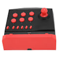 Pikkukuva 8 / 8: Arcade-peliohjain, Plug and Play -taisteluohjain räjähdysfunktiolla Switch Litelle, musta-punainen