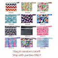 Miniatyrbillede 2 af 5: Leopard Bikini Menstruationsbukser - Sømløse, 4-lags lækagesikre til piger - Hurtig absorption Strandtøj M 1 stk våd taske