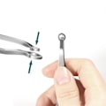 Miniatyrbillede 2 af 5: Rustfrit Stål Næsehårstrimmer Pincet Øjenbrynstrimmer med Cirkelformet Spids til Nem Pleje af Næse, Sideburns og Øjenbryn