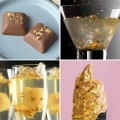 Miniatyrbillede 7 af 8: 10ml Guldflager Guldbladsdekoration Guldfolie Madlavningskage Chokoladedekoration