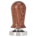 Miniatyrbillede 1 af 8: Kaffe Tamper i Træ med Flade Bund i Rustfrit Stål (51mm)