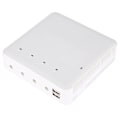 Miniatyrbillede 3 af 8: 4 Batteriporte + 2 USB-opladnings RC Drone-oplader til XIAOMI FIMI X8 SE-droner 100-240V Hvid US