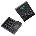 Miniatyrbild 7 av 8: LiitoKala Lii S4 DC 5V2A Smart batteriladdare Fyra plats med Power Display