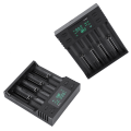 Miniatyrbilde 7 av 8: LiitoKala Lii S4 DC 5V2A Smart batterilader Fire spor med strømskjerm